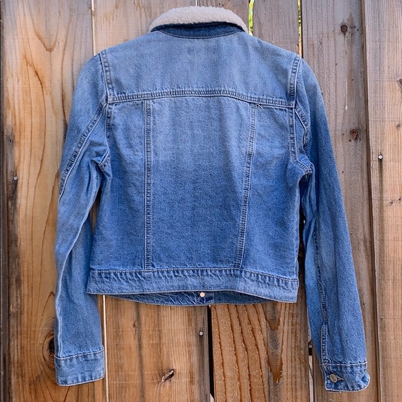 lei Jackets & Coats Lei Sherpa Collar Jean Jacket Poshmark